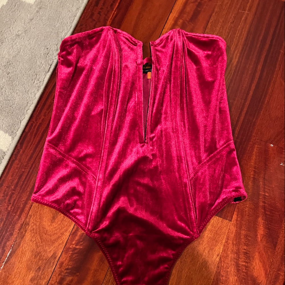 velvet bodysuit